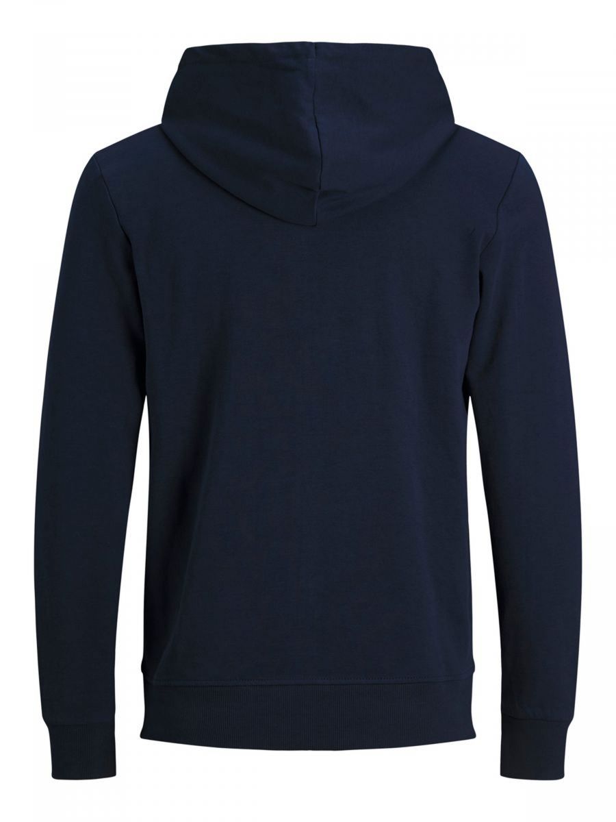 + FELPE Uomo JACK&JONES 12182493 BASIC SWEAT ZIP NAVY BLAZER