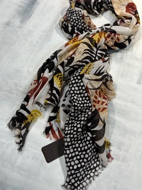 -Pashmina in cotone ALTEA MILANO 70*180 cm n 414 fantasia floreale