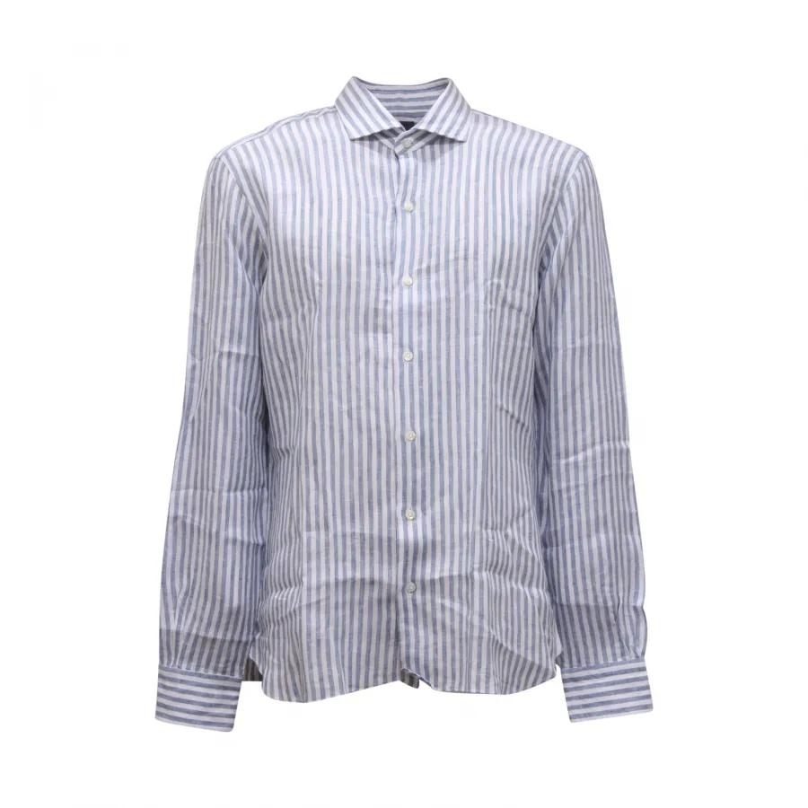 0568AS camicia uomo BARBA man linen shirt