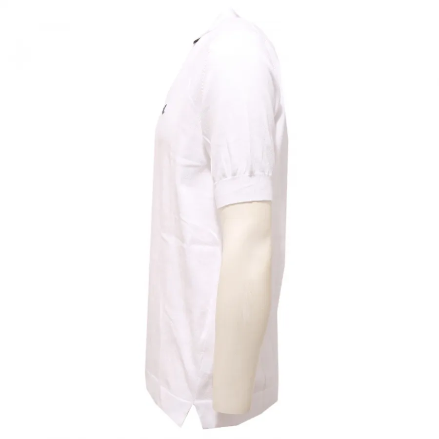 0709AA polo uomo AUSTRALIAN RED COURT white cotton polo t-shirt man