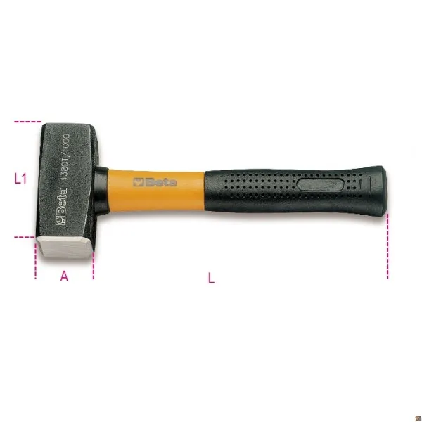 1380T - MAZZETTE MANICO IN FIBRA - 800 BETA UTENSILI 013800308