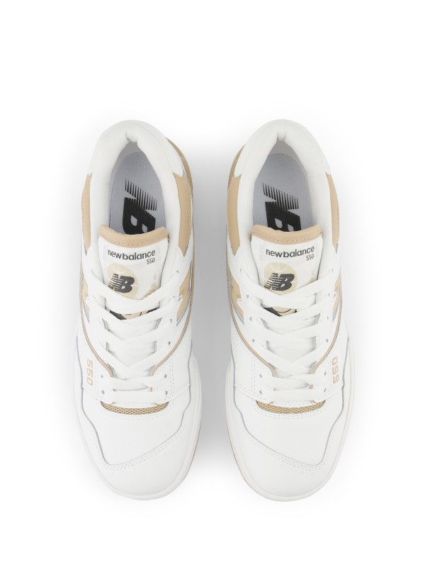 550 honey white sneakers