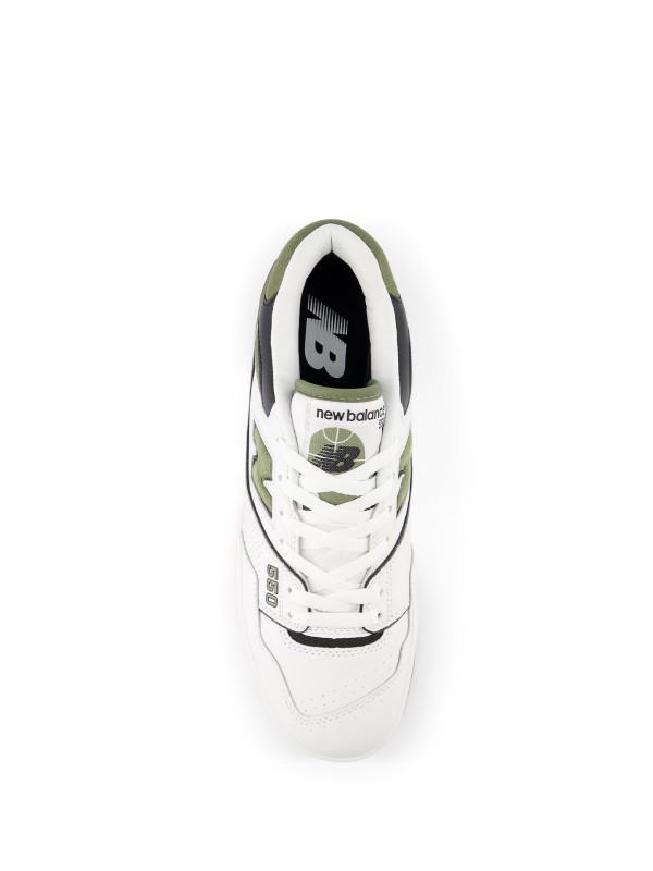 550 white green sneakers