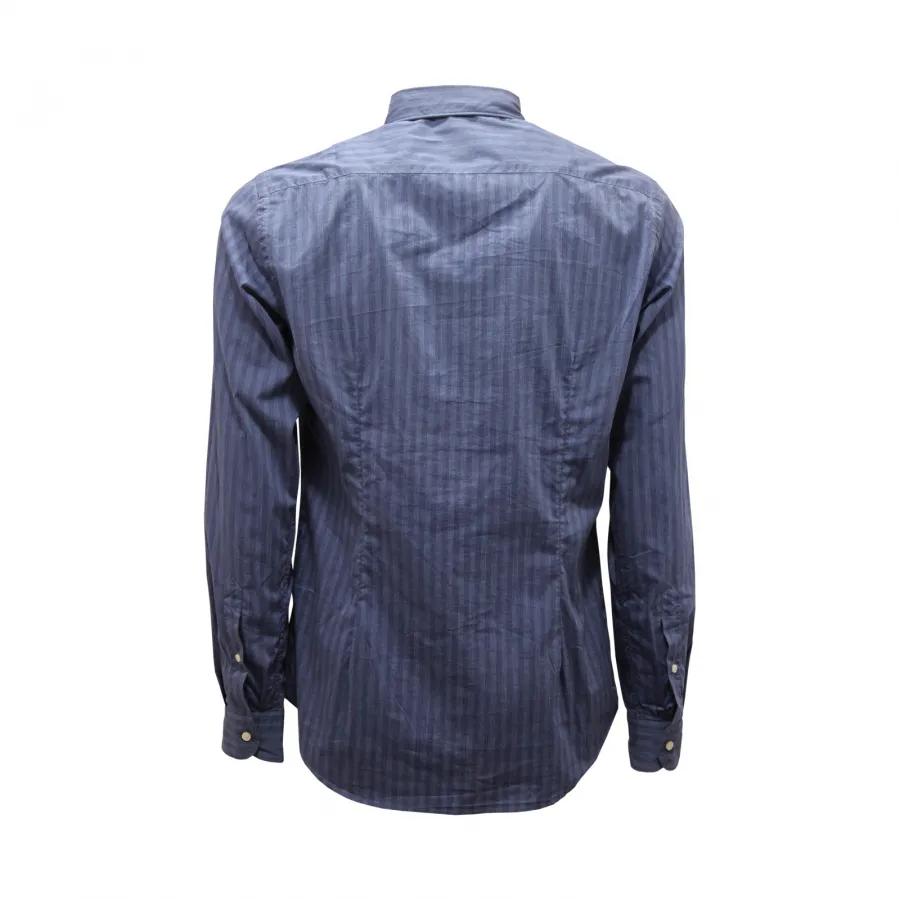 5630AR camicia uomo GMF 965 man stripes shirt blue