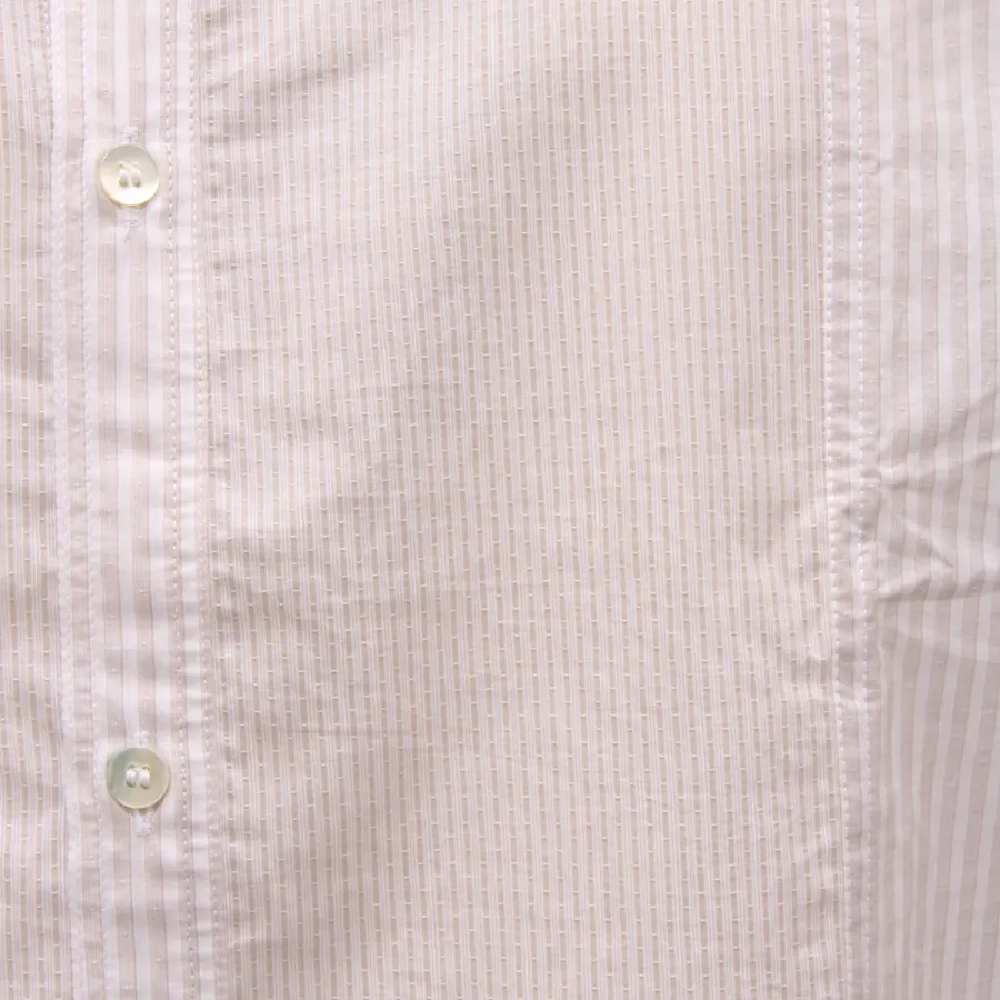 7106AR camicia uomo MESSAGERIE man shirt RIGHE BEIGE 