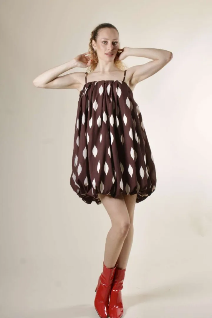Abito Baloon – Marrone