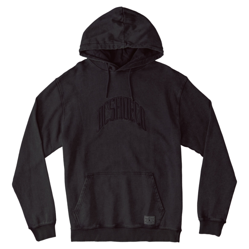 Adyft03327 Felpa Uomo Cappuccio Tasca Marsupio Logo Dc