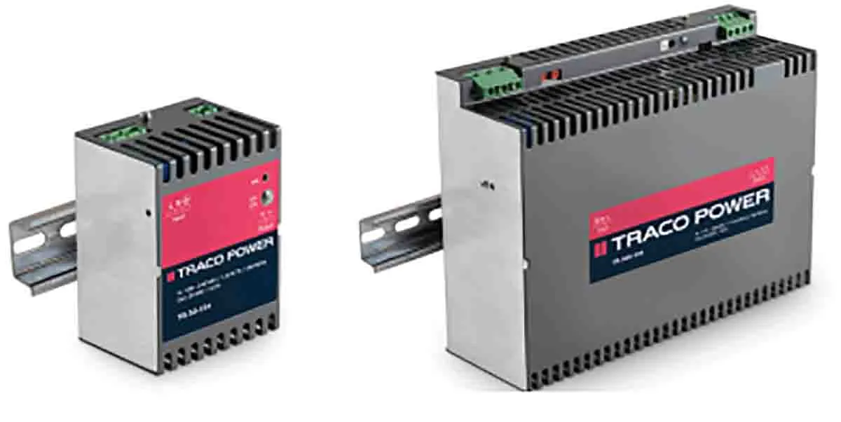 Alimentatore a montaggio su guida DIN TRACOPOWER, 24V cc, 24A, 115 V ac, 230V ca