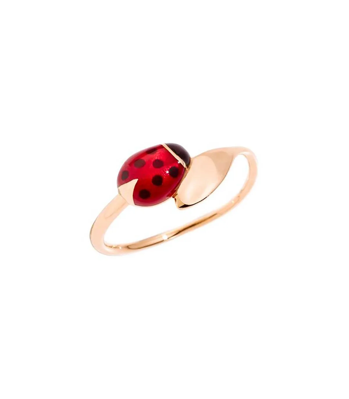 Anello Donna Dodo Coccinella Oro Rosa 9Kt ADCOC/9/K