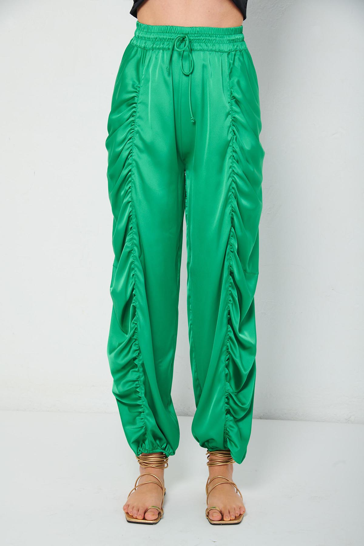 ANIYE BY Pantalone jogging EDA, in raso