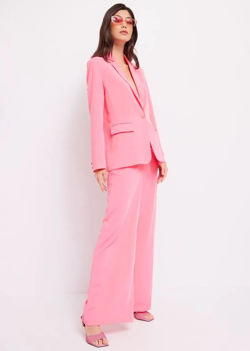 Blazer in tessuto fluido
