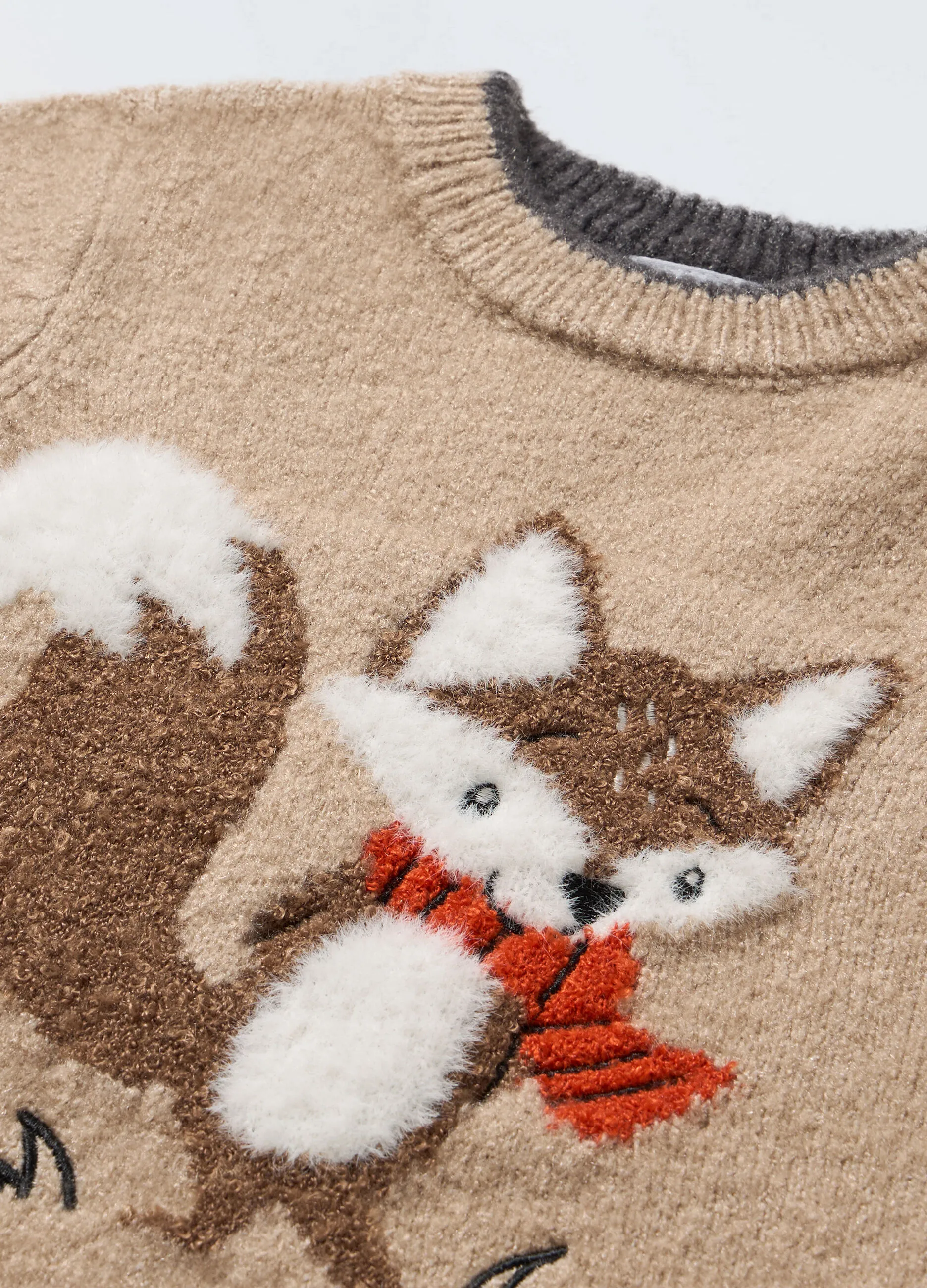 BLUKIDS  Tricot con lavorazione jacquard neonato