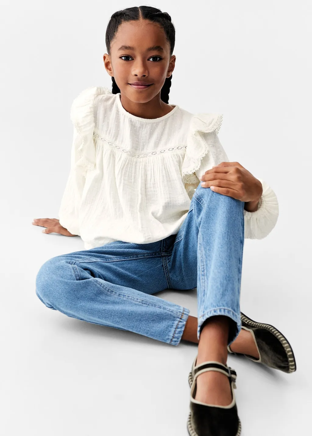 Blusa plumeti volant
