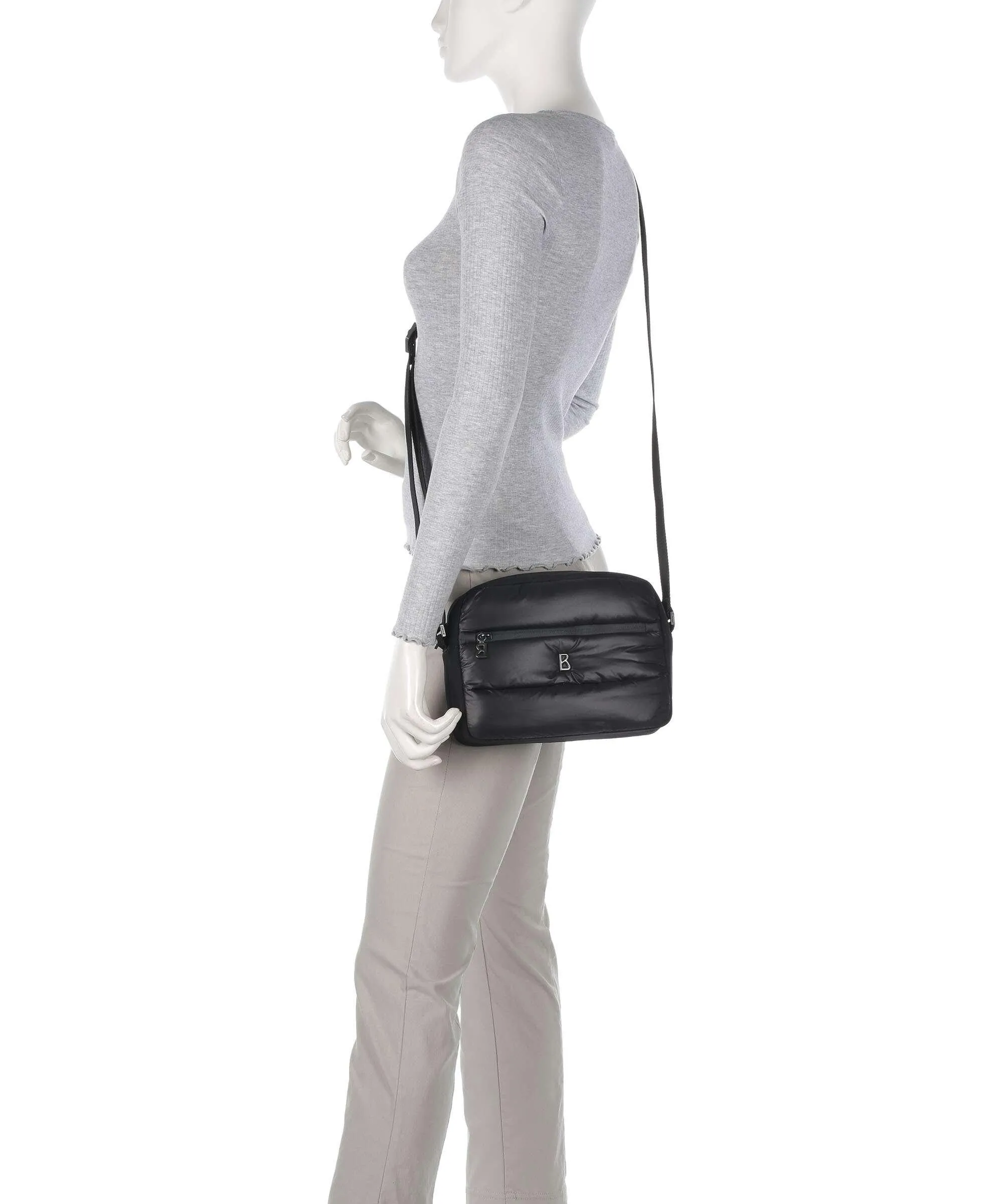  Bogner Monarch Linus Borsa a tracolla nylon nero  