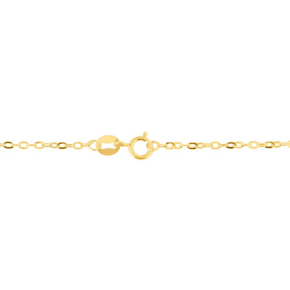 Bracciale Cuore Crystal Gold Oro Giallo 750/1000 Cristallo Bianco 19 cm 1629257