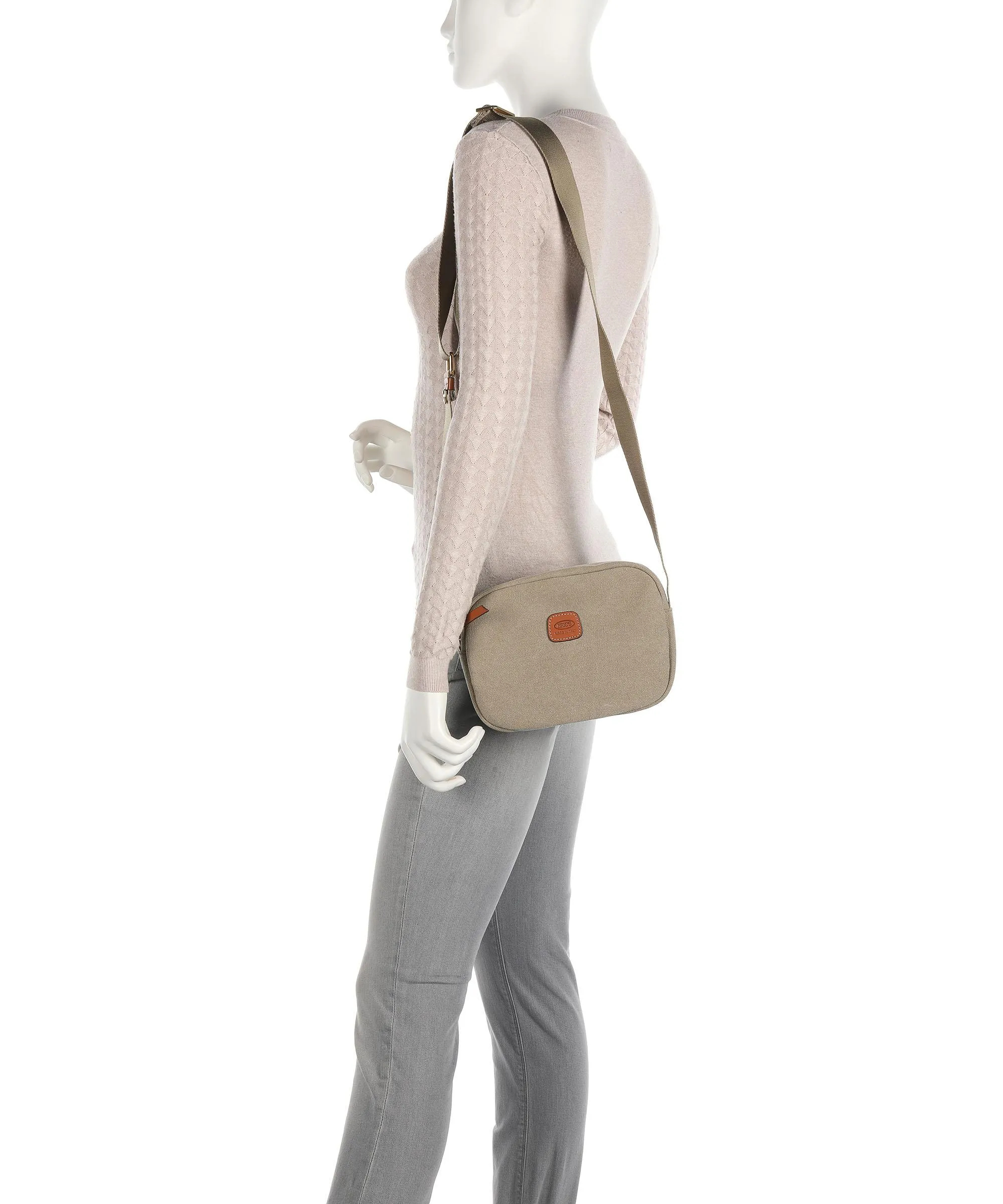  Brics Sorrento Erica Borsa a tracolla cotone, poliestere grigio-verde  