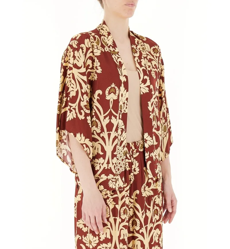 Camicia aperta viscosa