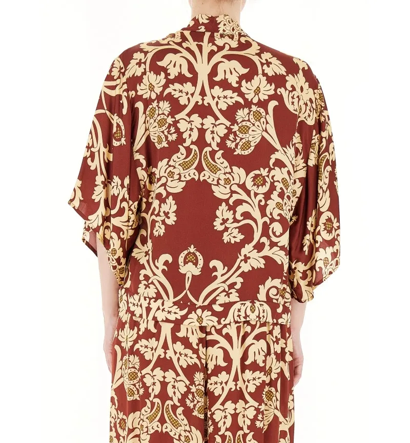 Camicia aperta viscosa