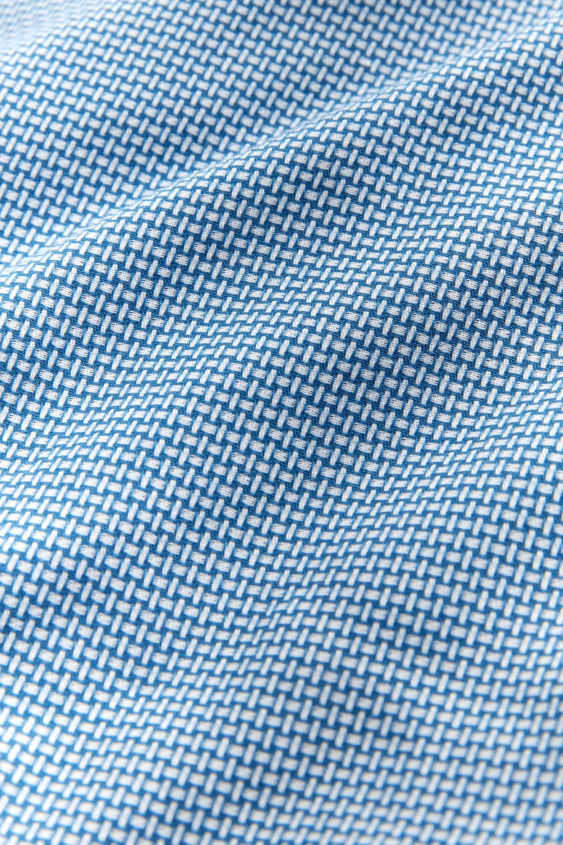 Camicia con polsino singolo testurizzato di facile manutenzione    