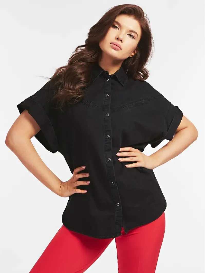 Camicia jeans gioiello
