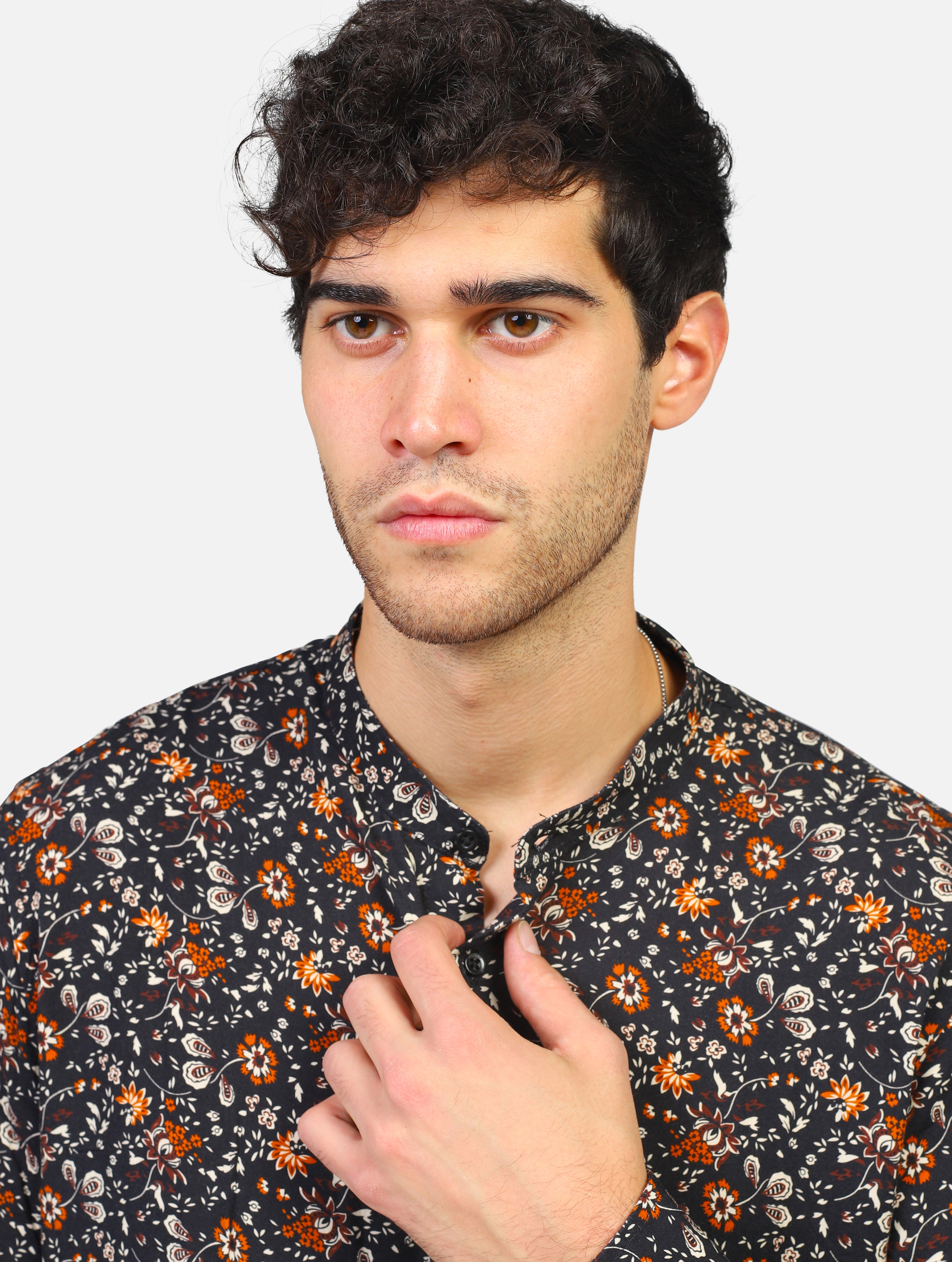 camicia OVER-D - OE1F2W3C06NERO