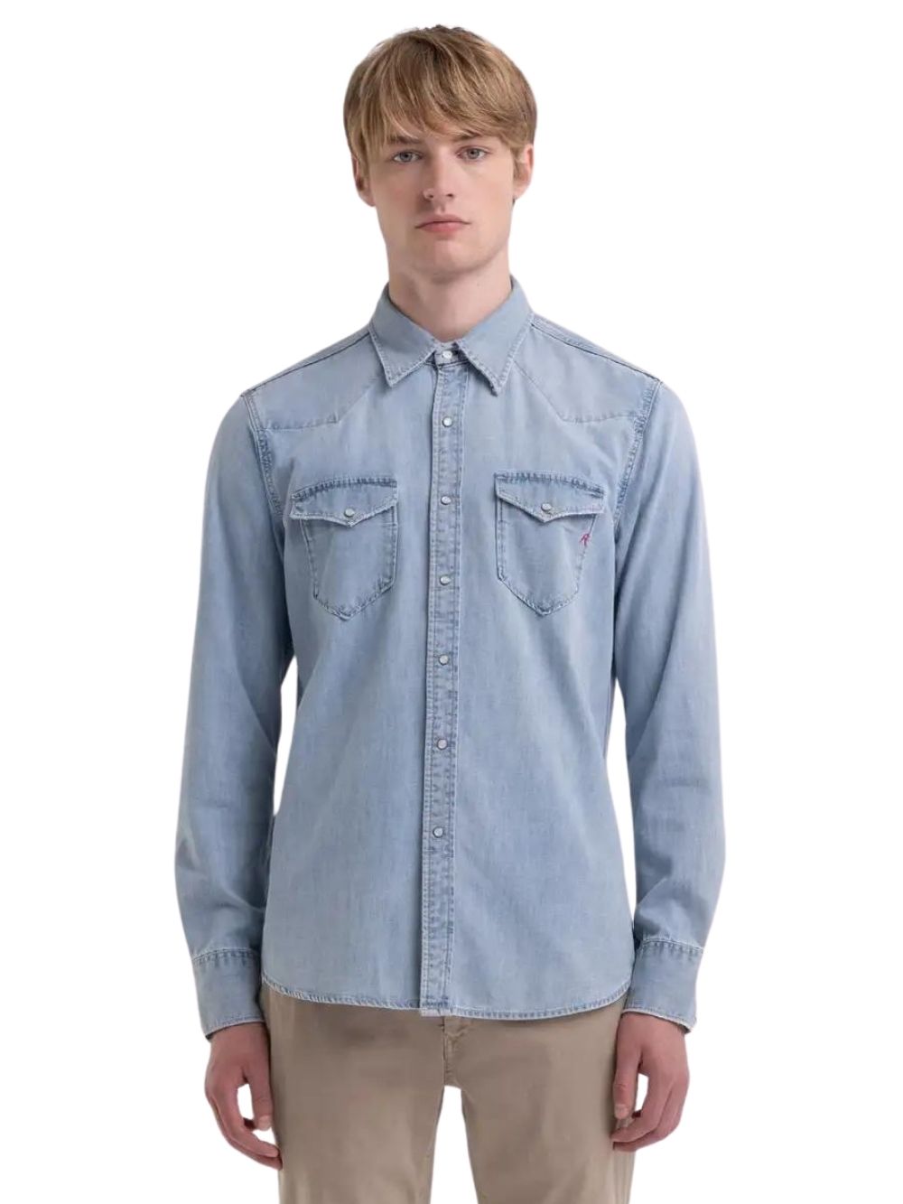 Camicia REPLAY Uomo M4981 .000.26C 64A Blue