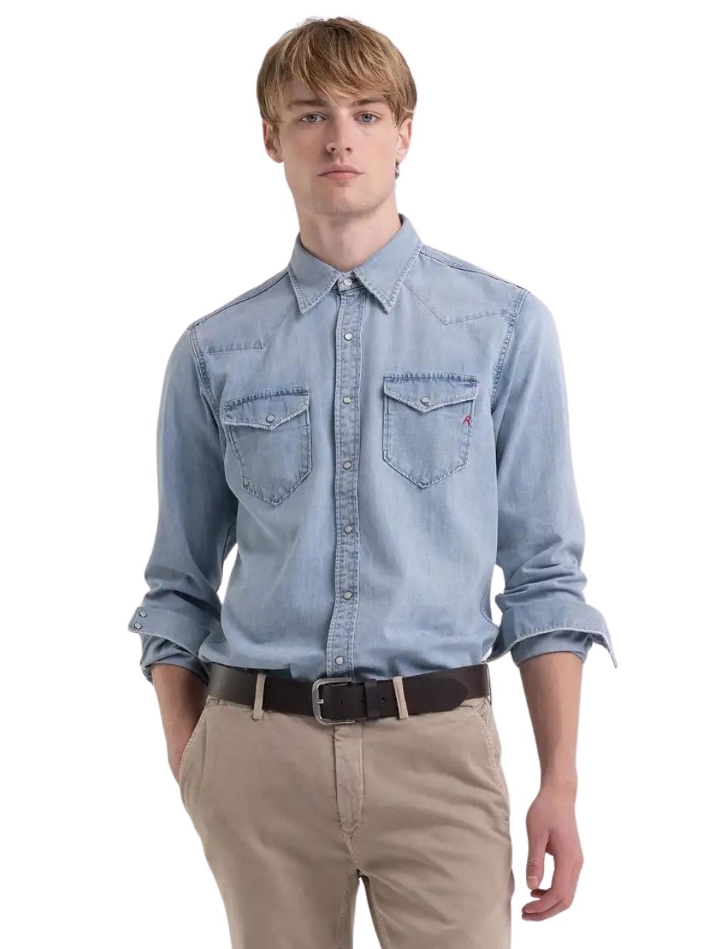 Camicia REPLAY Uomo M4981 .000.26C 64A Blue