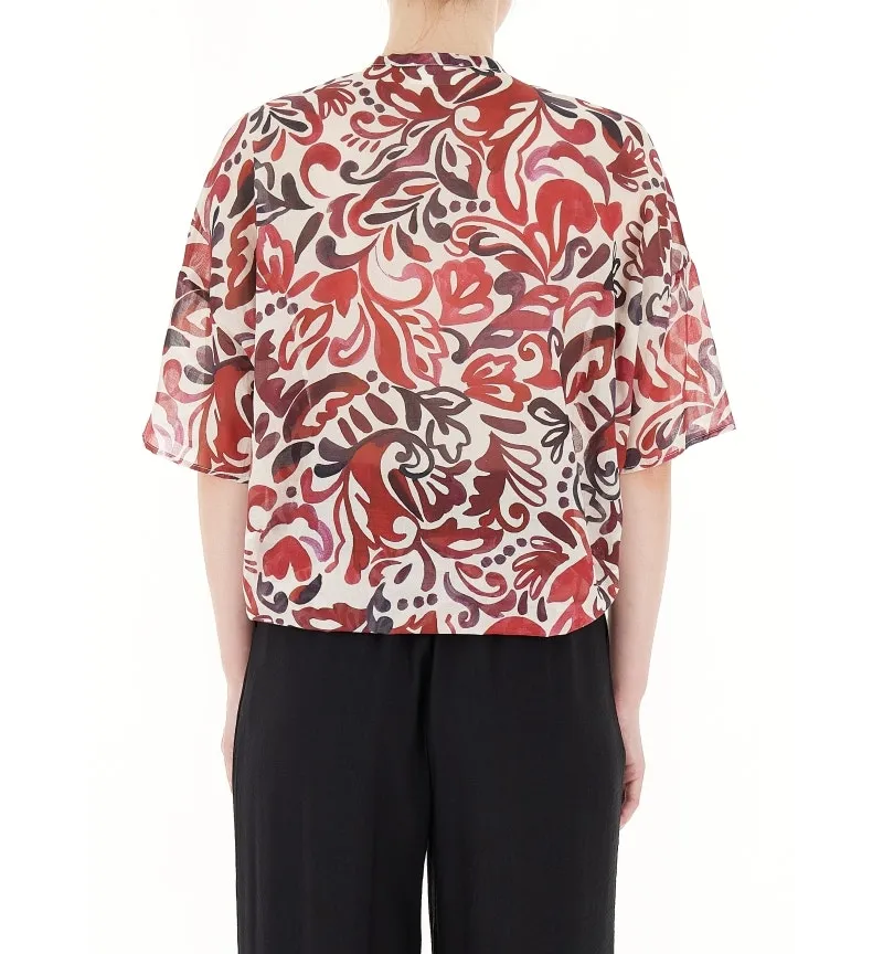 Camicia scollo V