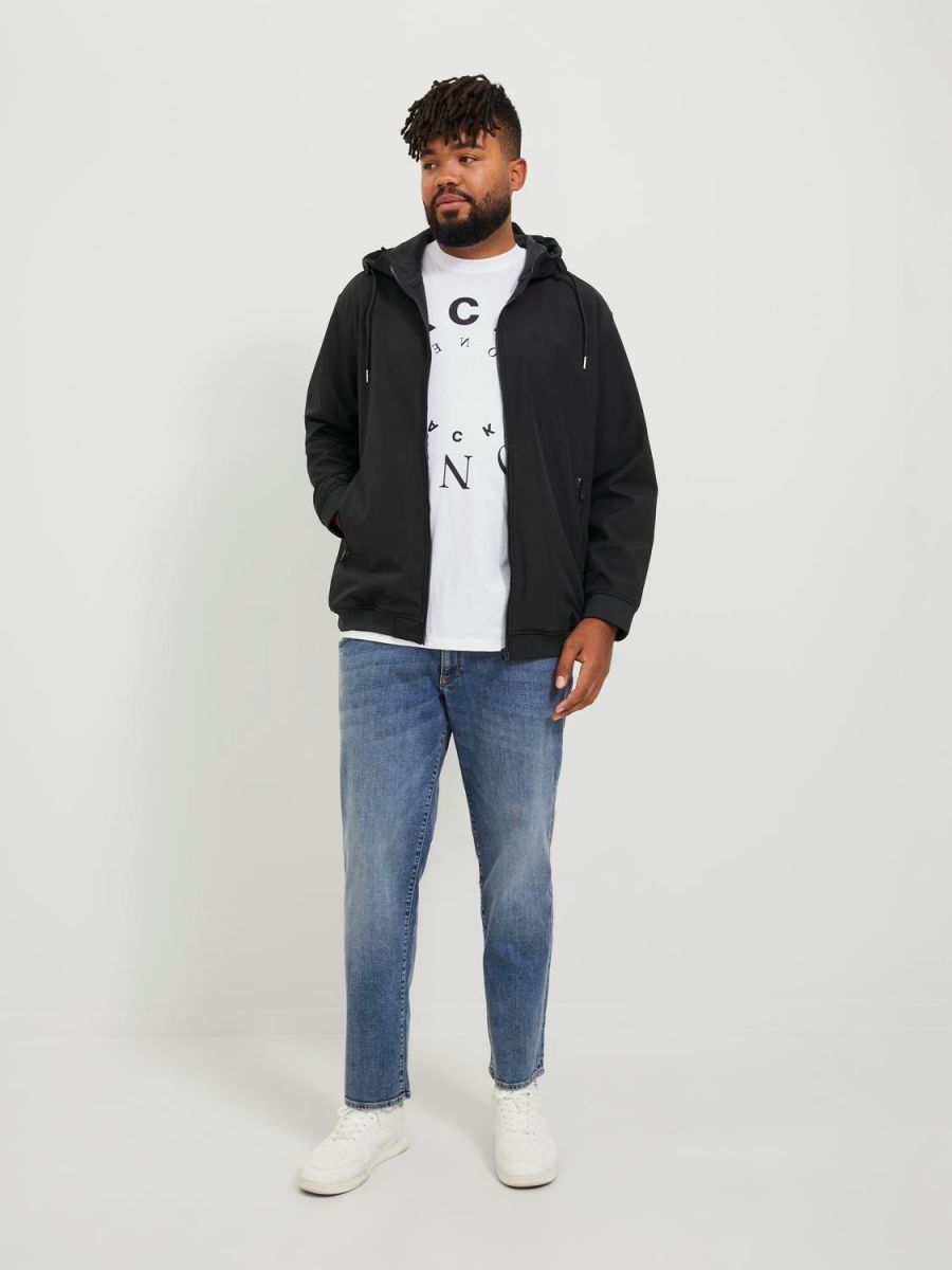 CAPISPALLA E GIACCHE Uomo JACK&JONES 12236331 JJEBASIC SOFTSHEL BLACK