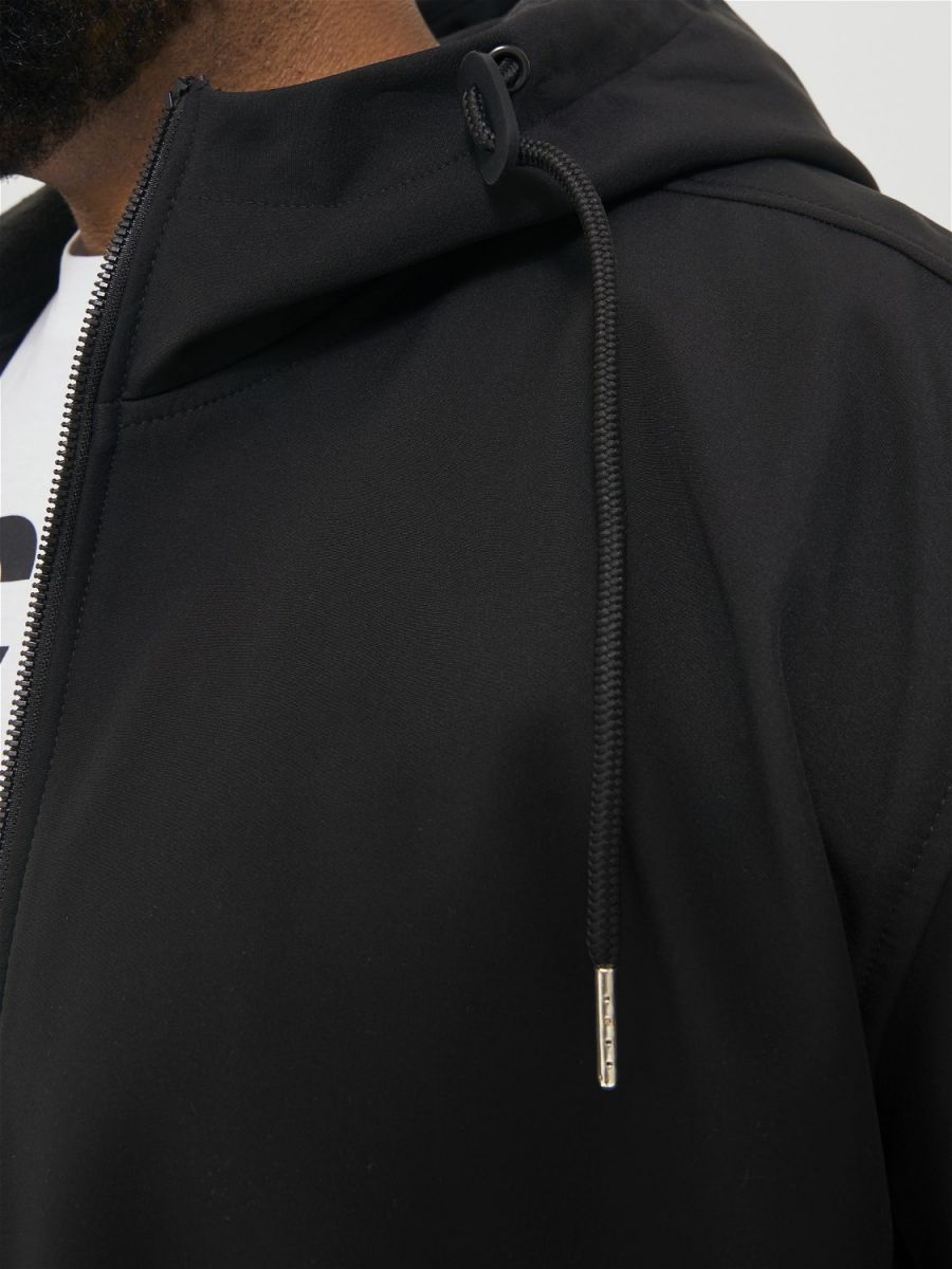 CAPISPALLA E GIACCHE Uomo JACK&JONES 12236331 JJEBASIC SOFTSHEL BLACK