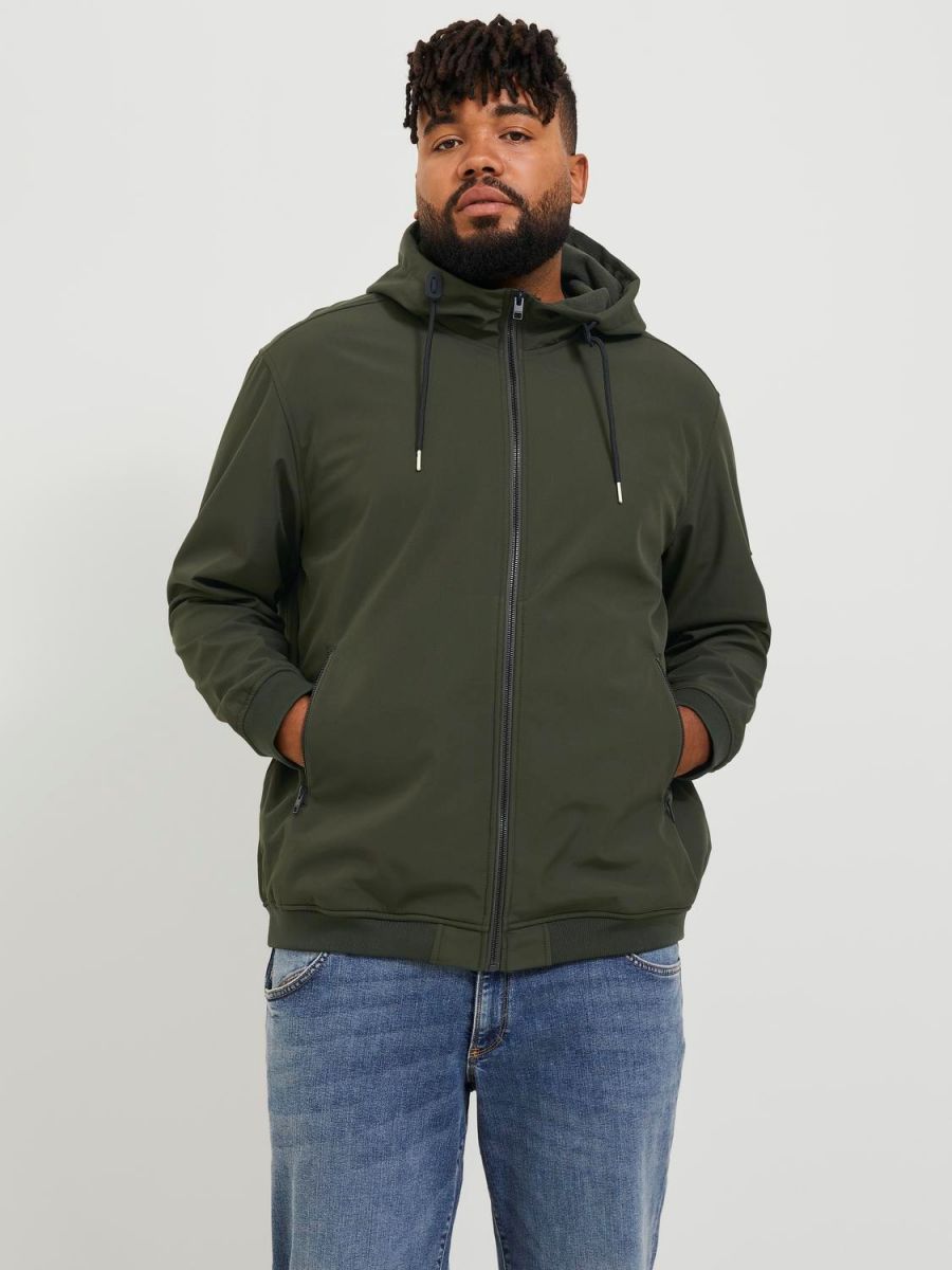 CAPISPALLA E GIACCHE Uomo JACK&JONES 12236331 JJEBASIC SOFTSHEL ROSIN