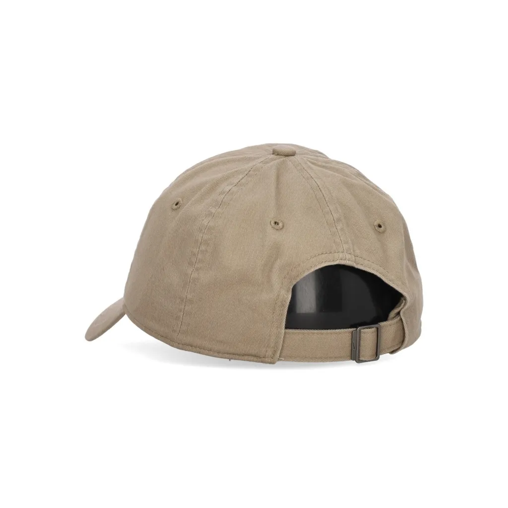 cappellino visiera curva uomo club cap futura washed KHAKI/WHITE