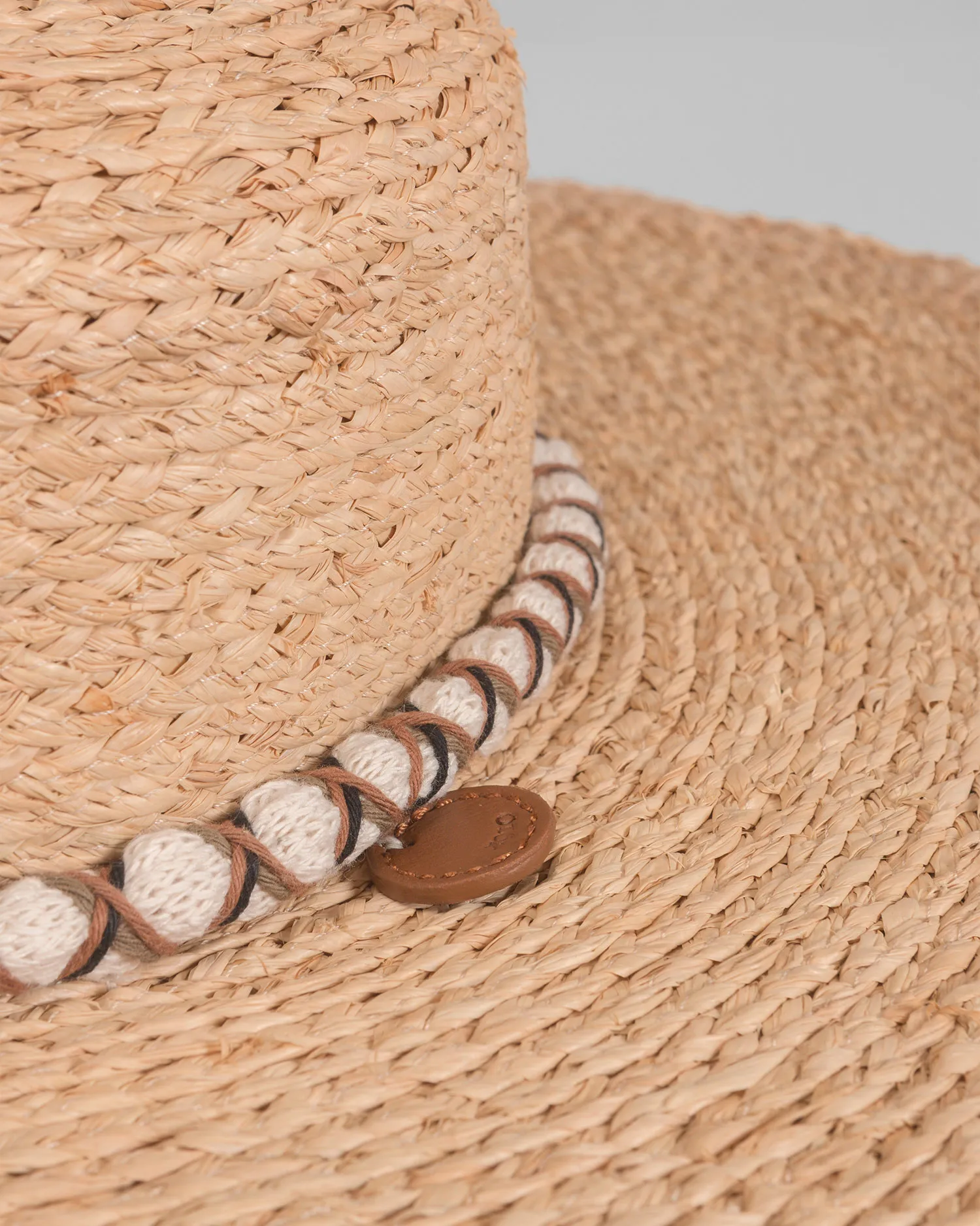 Cappello intrecciato da donna Catarzi Chirico P24CAT22-nat