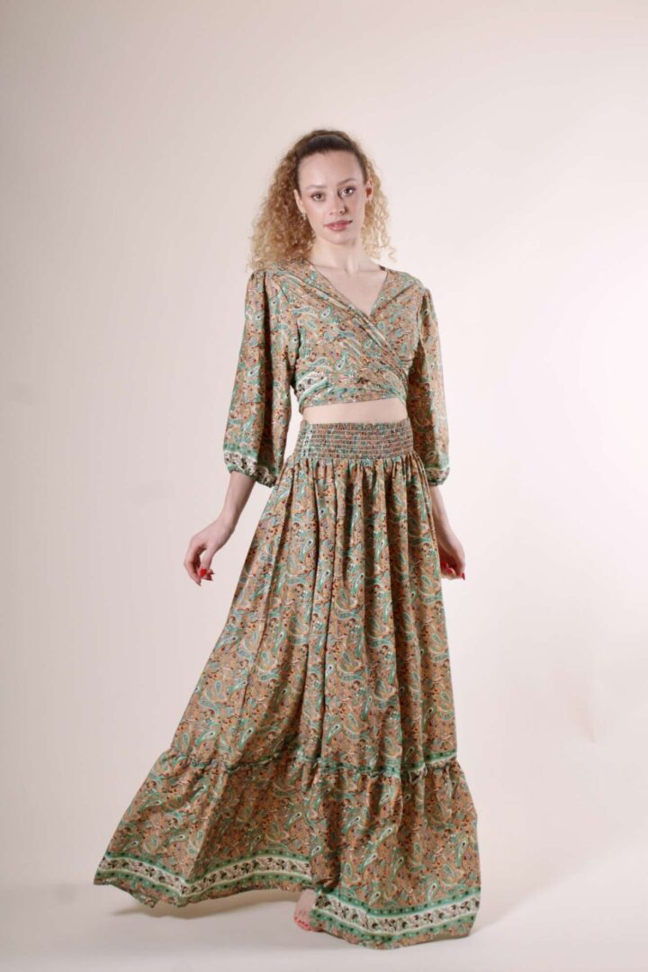 Completo Seta Fantasia – Arancio