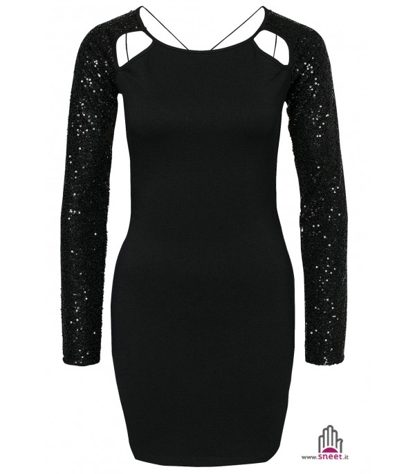 Crossing sequin Dress