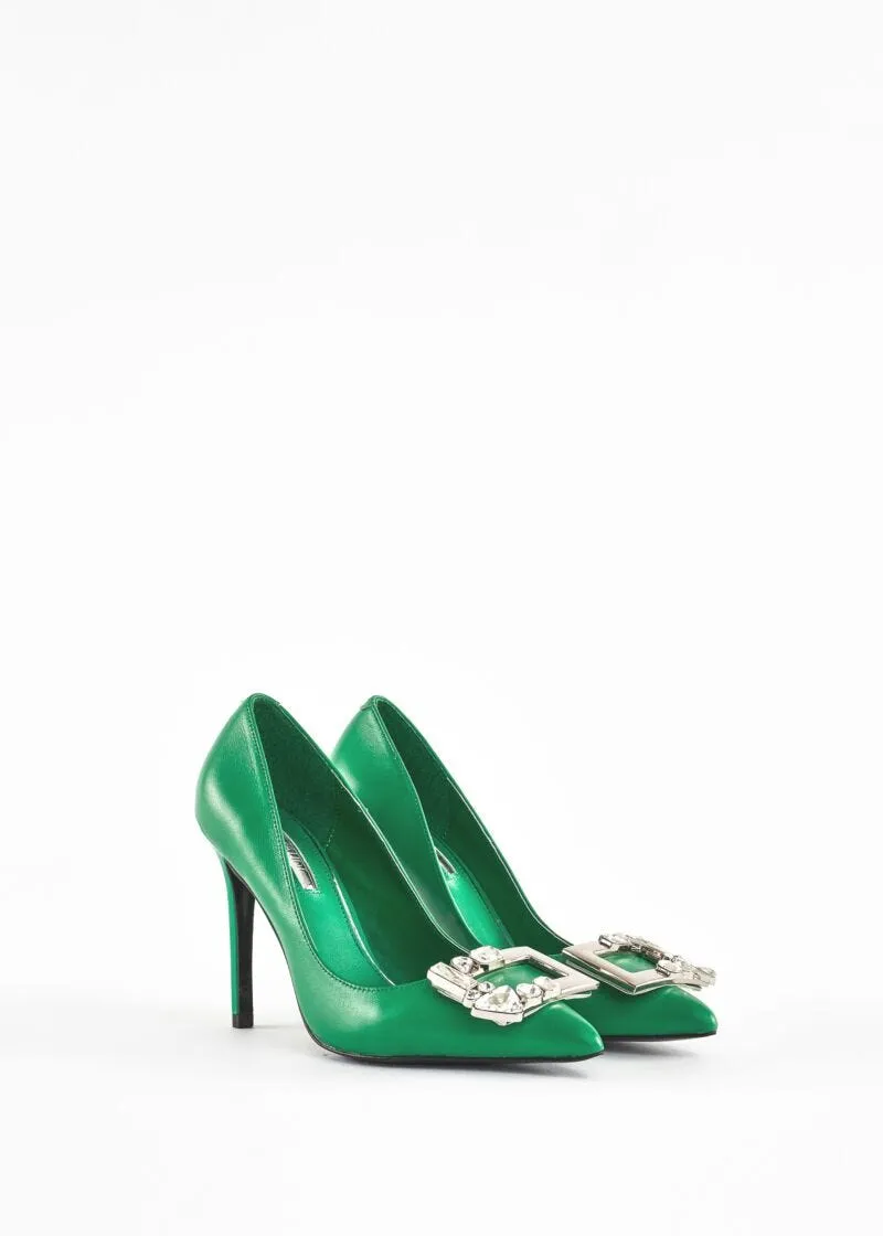 Décolleté con accessorio gioiello