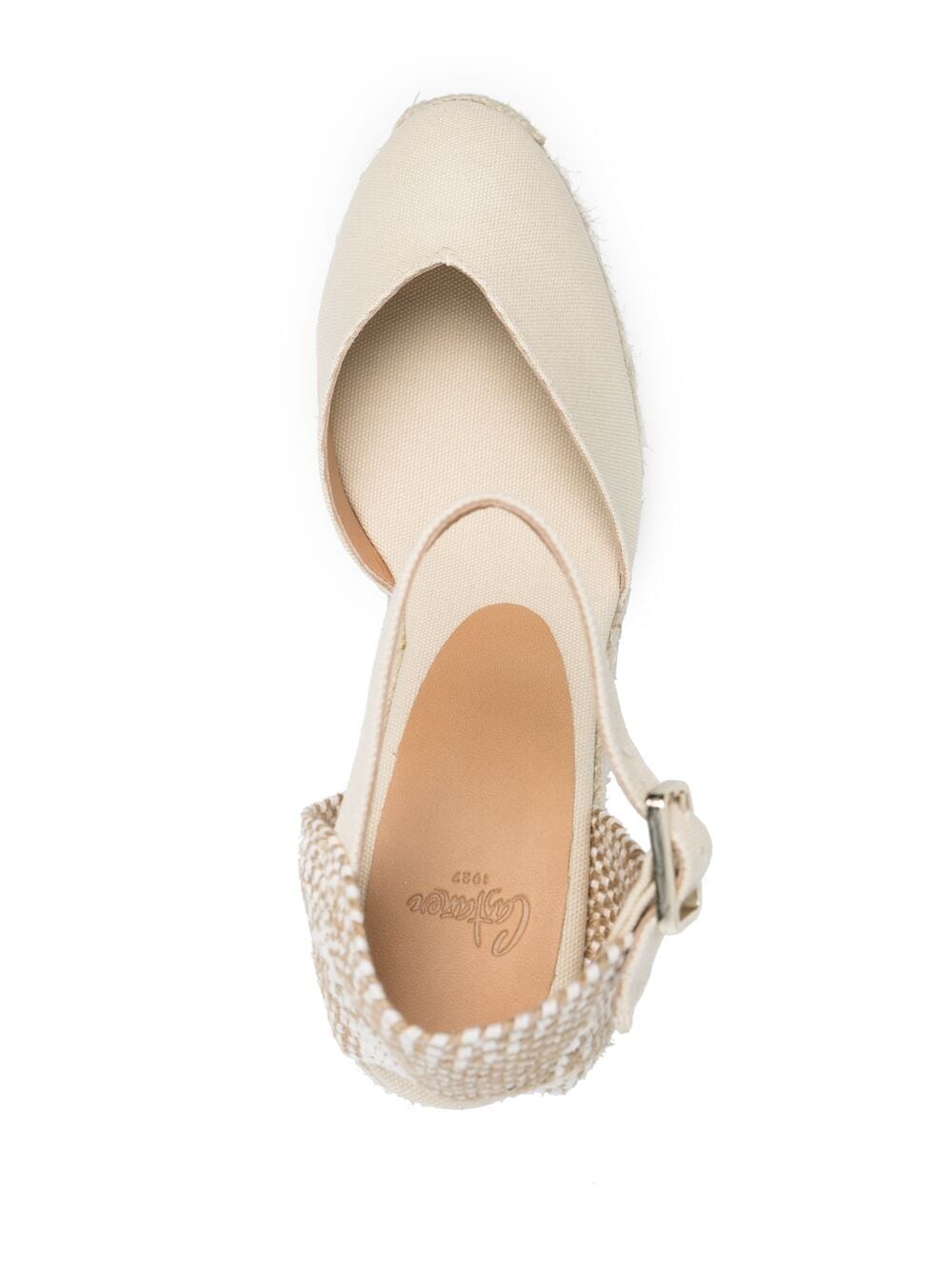 Espadrillas con fibbia Castañer in beige - donna