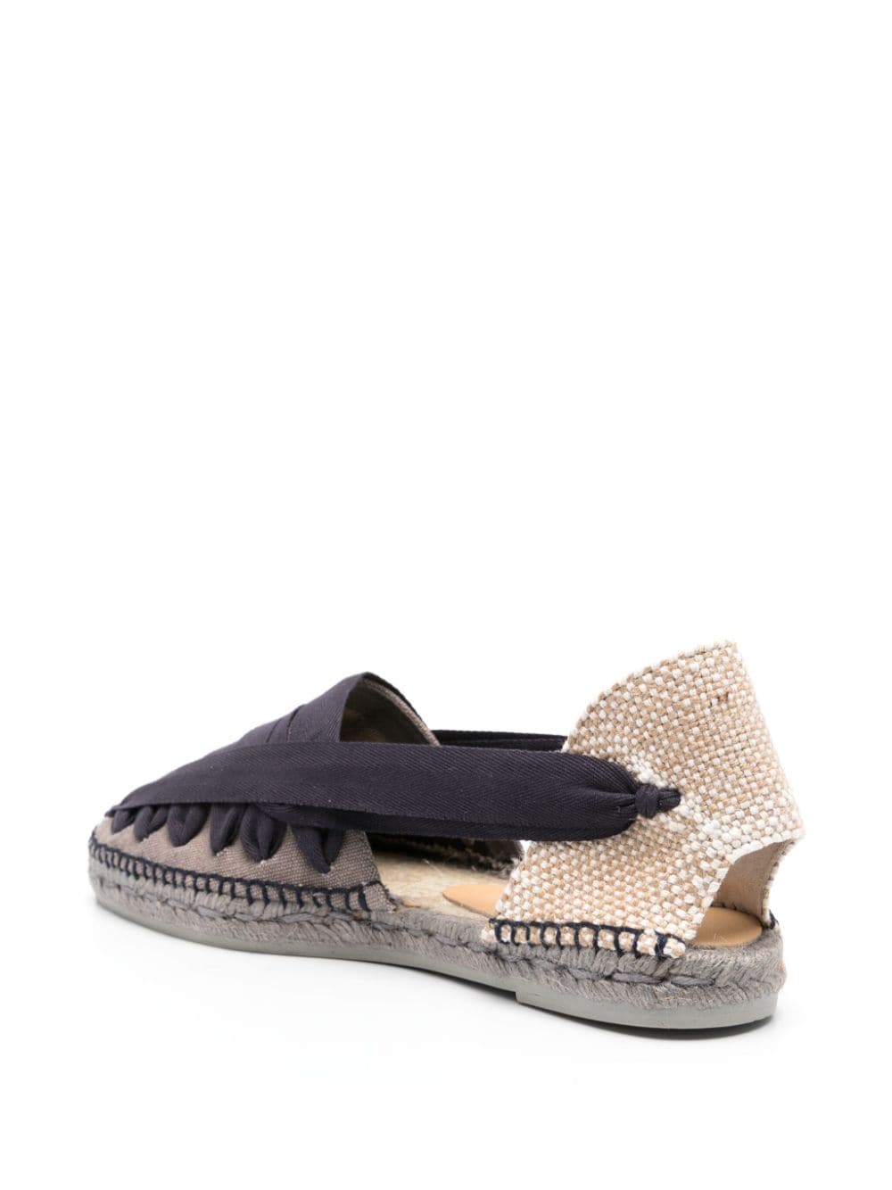 Espadrillas con nastro  in grigio di Castañer - uomo