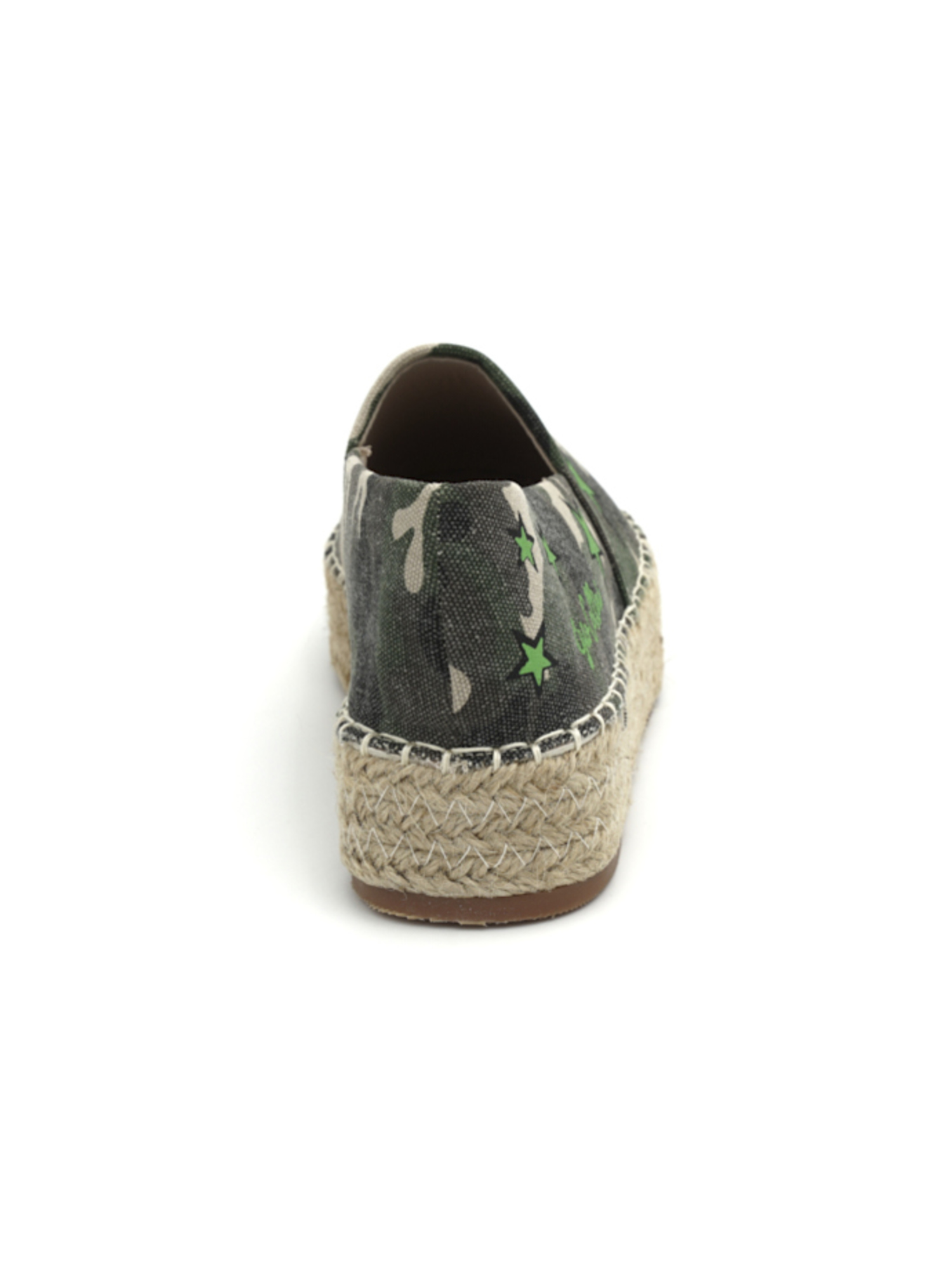 Espadrillas platform Gio Cellini da donna verde militare