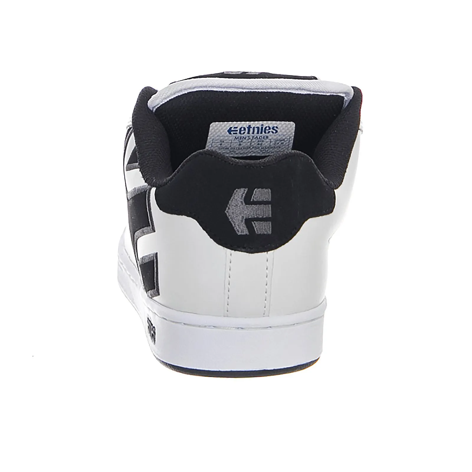 Etnies Fader Sneakers - White / Dark Grey - Scarpe Profilo Basso Uomo Bianche    