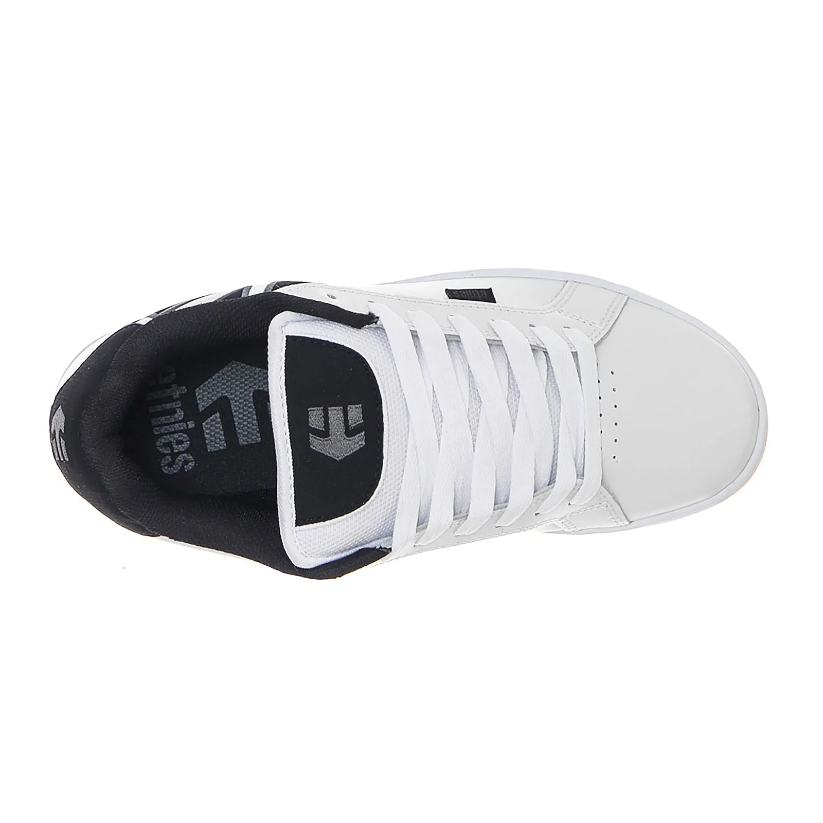Etnies Fader Sneakers - White / Dark Grey - Scarpe Profilo Basso Uomo Bianche    