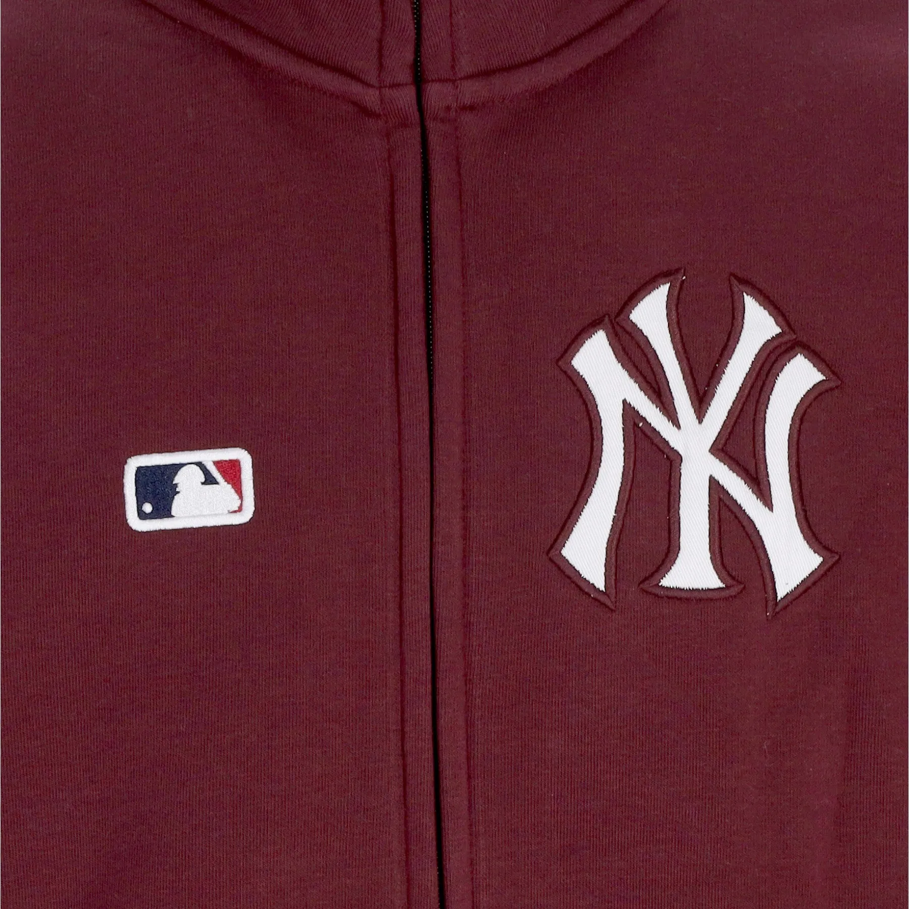 Felpa Collo Alto Uomo Mlb Islington Track Jacket Neyyan Dark Maroon