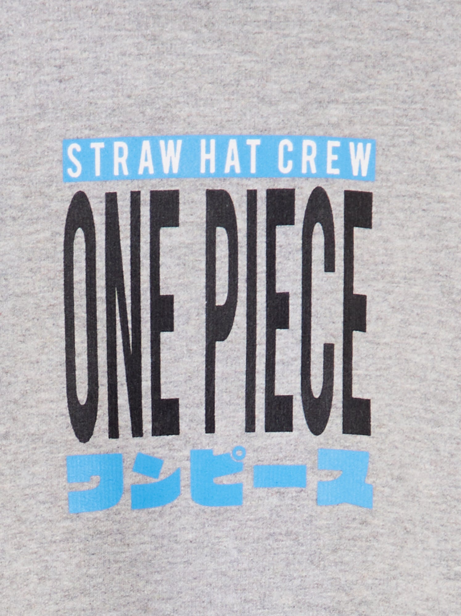 Felpa con cappuccio 'One Piece' - GRIGIO