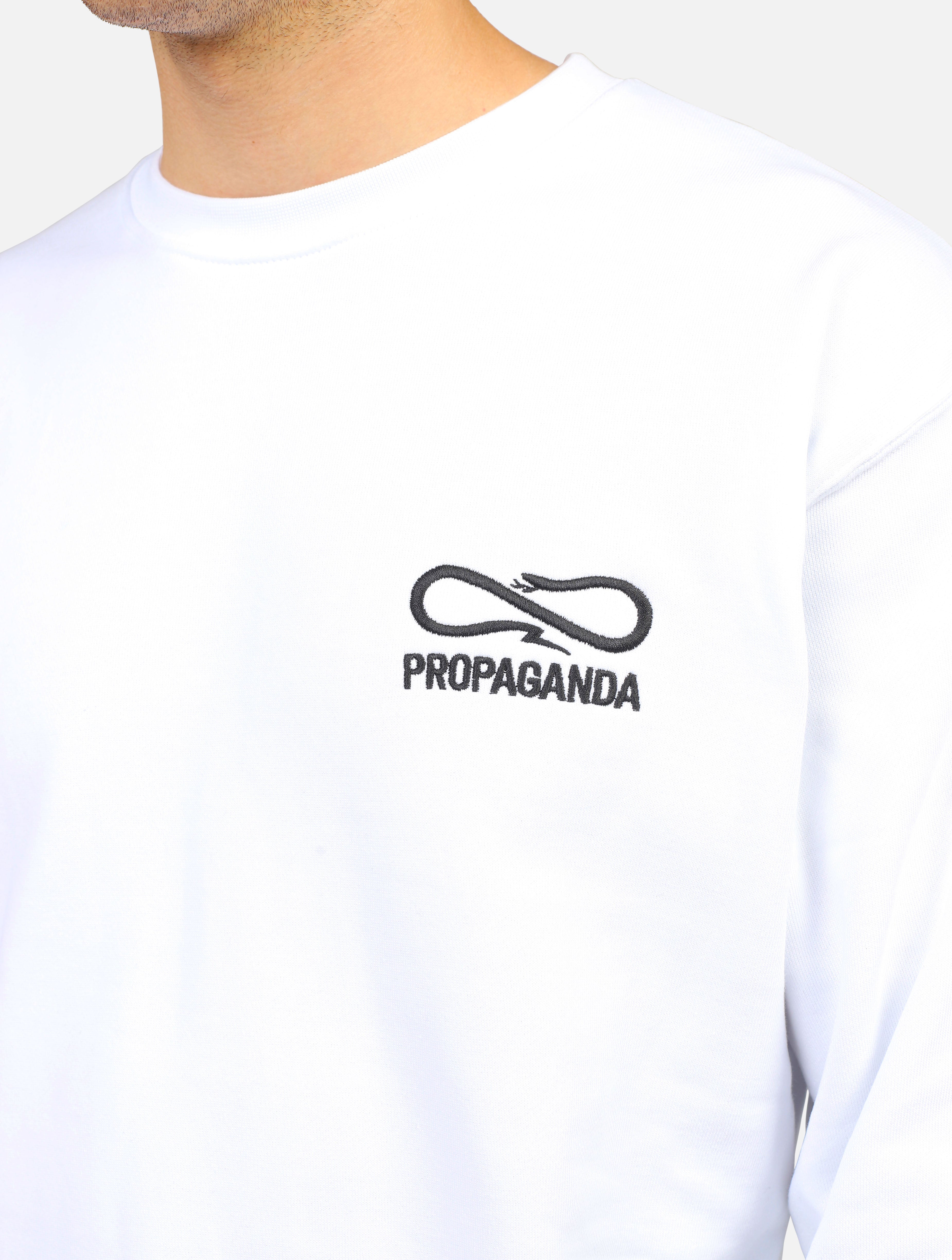 felpa PROPAGANDA - 23FWPREF286BIANCO
