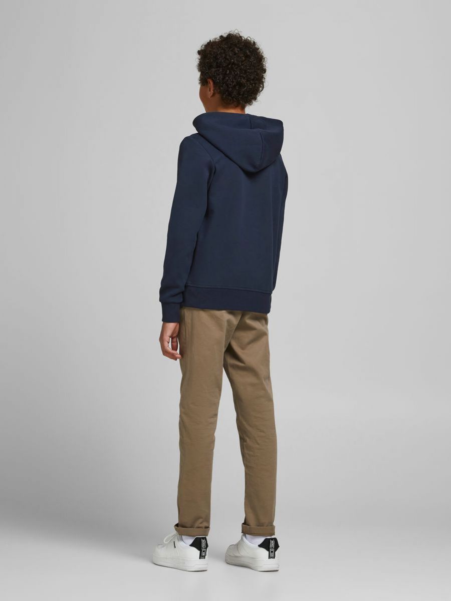 FELPA Ragazzo JACK&JONES 12182519 SWEAT ZIP HOOD NAVY BLAZER