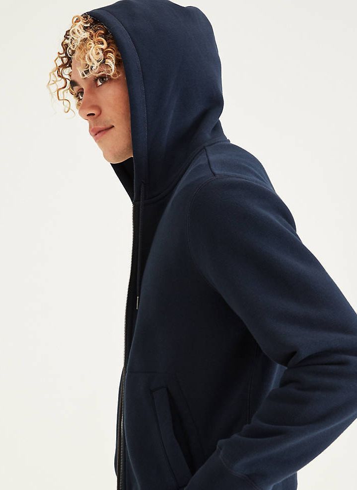 FELPA Uomo DOCKERS A1153 0003 FULL XIP HOODIE PEMBROKE BRUSHED