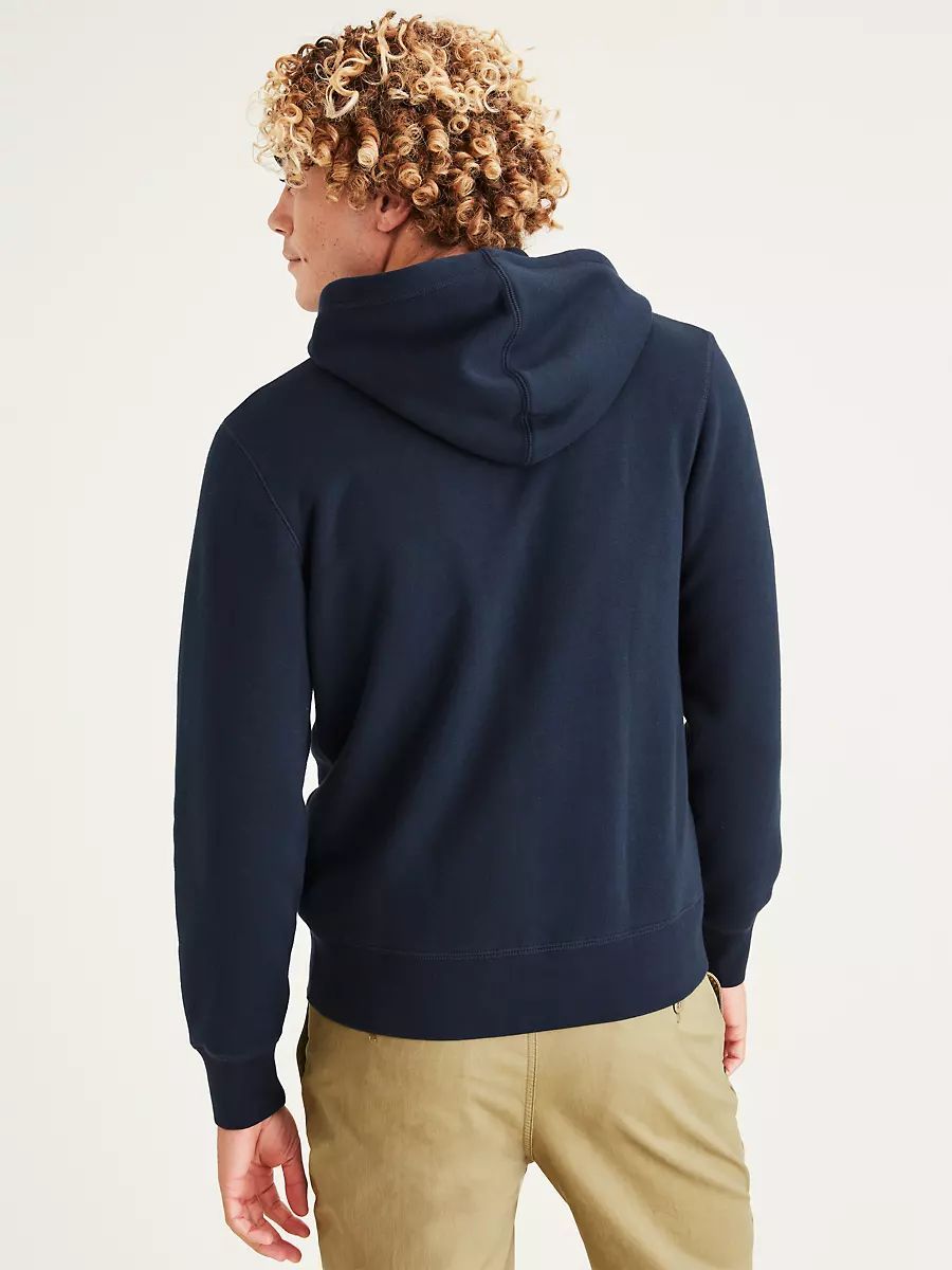 FELPA Uomo DOCKERS A1153 0003 FULL XIP HOODIE PEMBROKE BRUSHED