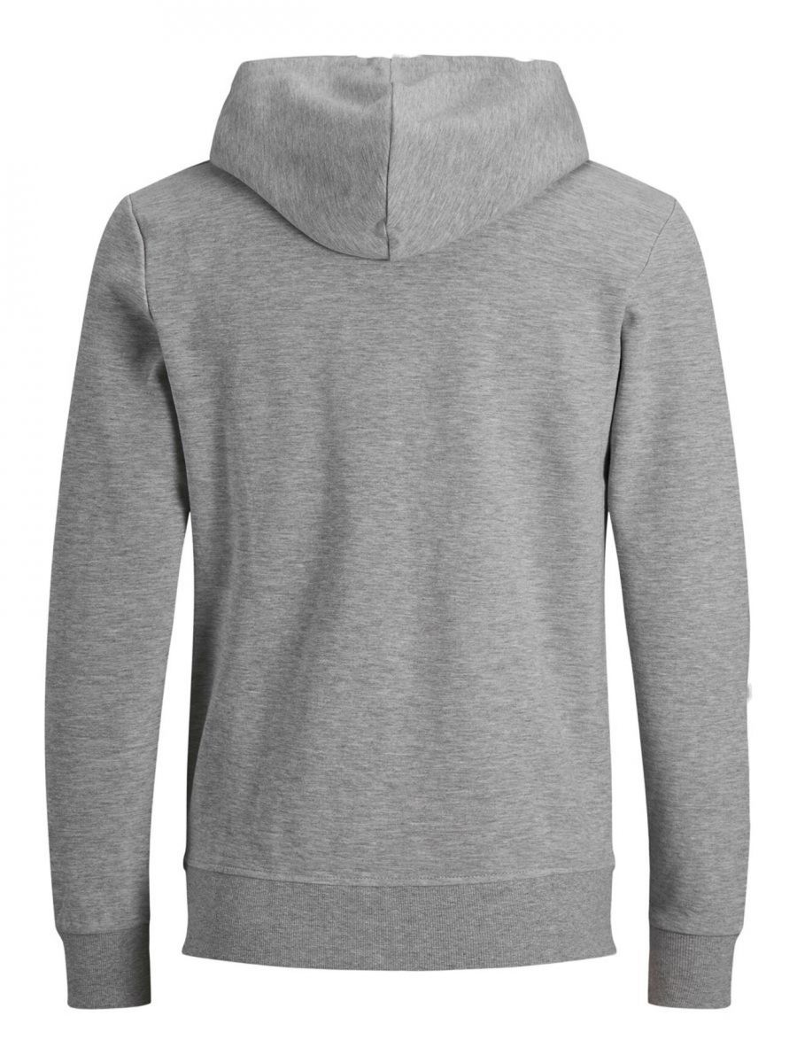 FELPA Uomo JACK&JONES 12181901 BASIC SWEAT LIGHT GREY MELANGE