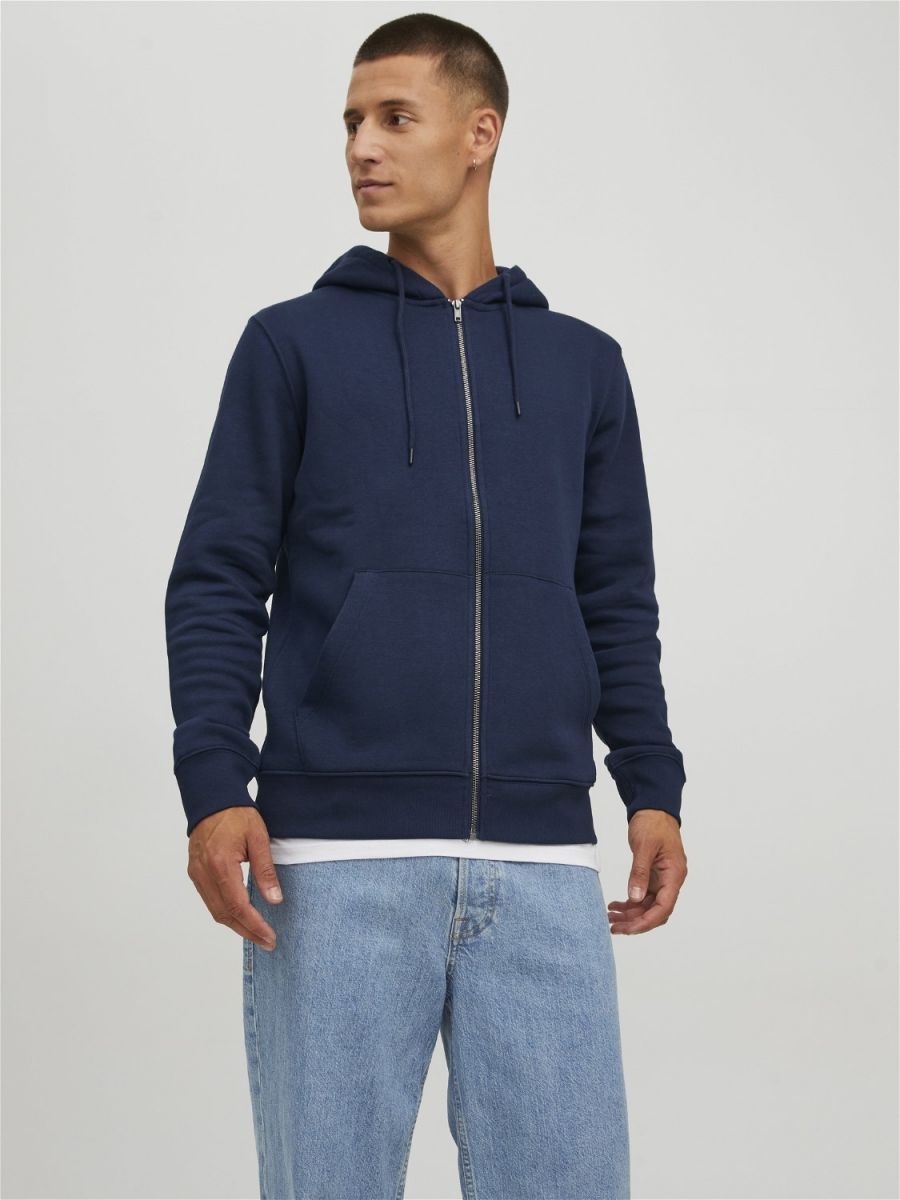 FELPA Uomo JACK&JONES 12210830 STAR NAVY