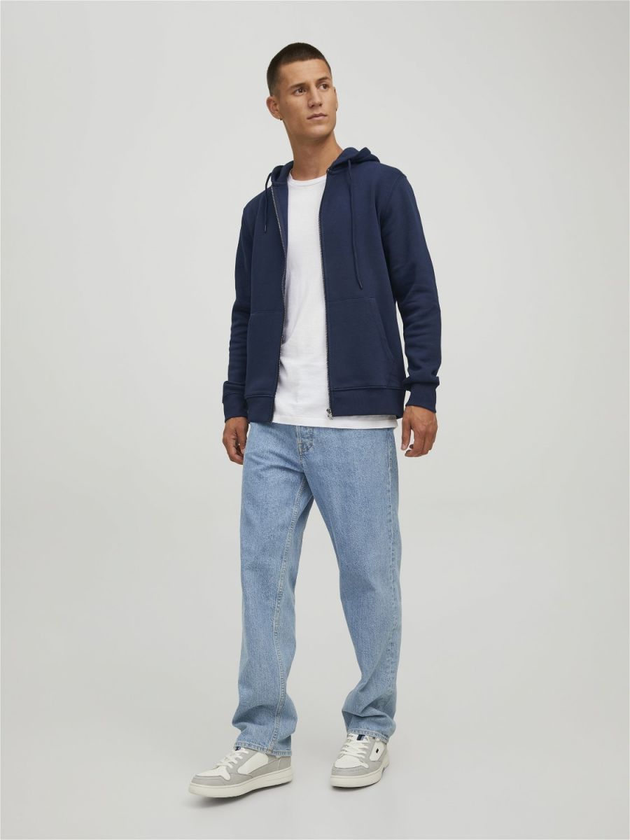 FELPA Uomo JACK&JONES 12210830 STAR NAVY